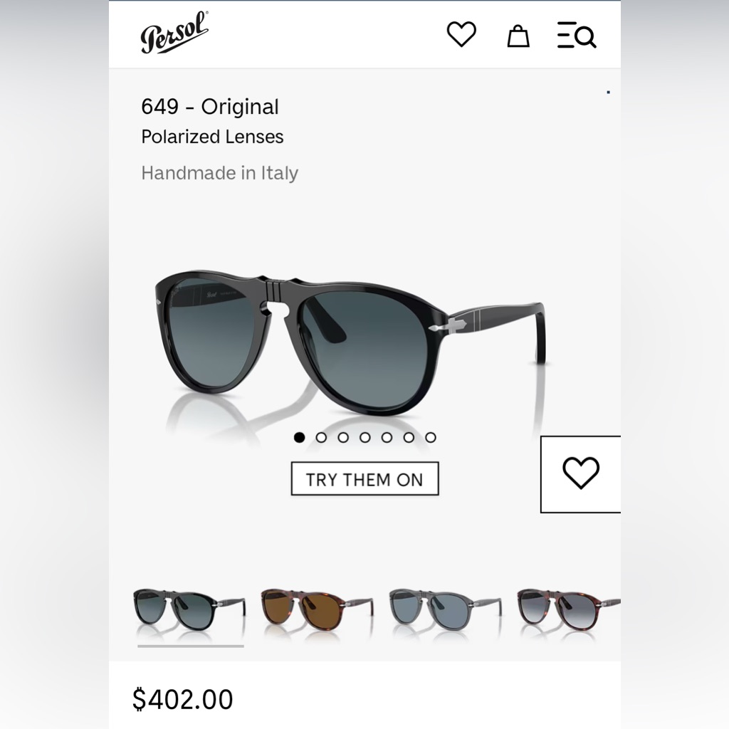 Persol Sunglasses Model 649 The Original In Very Good Condition